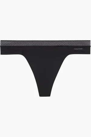 Calvin Klein Black Seductive Comfort Light Thong XL