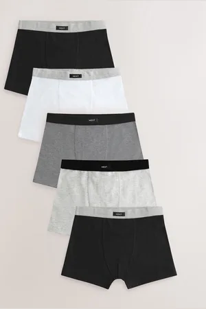 Next Grey Soft Waistband Trunks 5 Pack (2-16yrs) 13