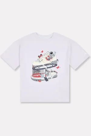 New Balance Purple Kids Fitness Centre Illustrated Graphic 100% Cotton T-Shirt 12