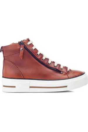 Moda In Pelle Annaken High Top Chunky Lace-Up Leather Trainers AU 8 (EU 39)