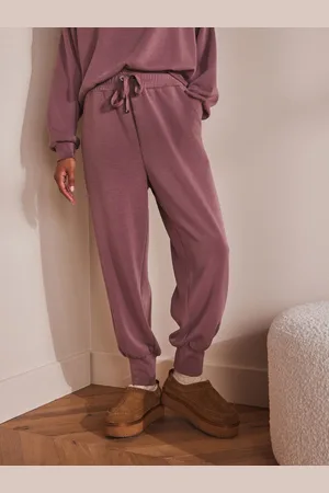 Next Pink Cuffed Modal Blend Joggers M