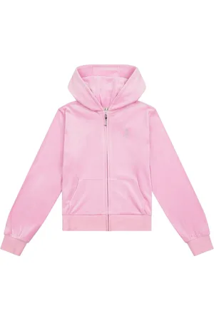 Juicy Couture Pink/Rust Diamanté Zip Through Hoodie 8