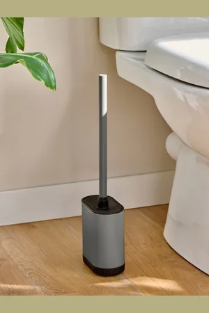 Next Grey Slimline Silicone Toilet Brush One