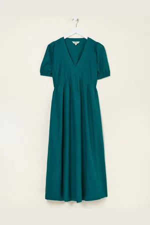 Fat Face FatFace Remi Linen Midi Dress 16
