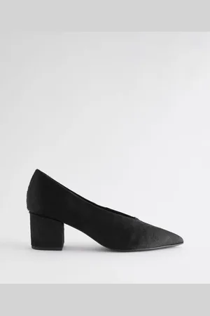 Next Forever Comfort Leather Point Toe Low Block Heels AU 11 (EU 43)