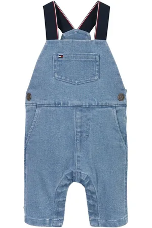 Tommy Hilfiger Blue Denim Dungarees Set 12