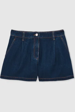 Reiss Raymond Denim Pleated Shorts 29