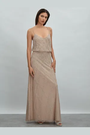 RAISHMA Embellished Maxi Dress AU 10
