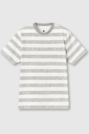 Pretty Green Eclipse Paisley Stripe T-Shirt XXL