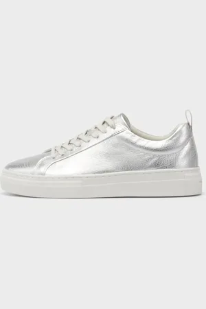Vagabond Silver Zoe Platform Trainers AU 7 (EU 38)