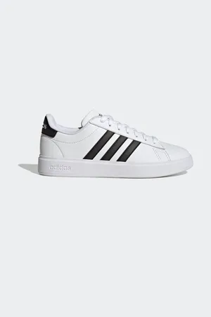 adidas White/Black Grand Court 2.0 Trainers AU 11 (EU 44)