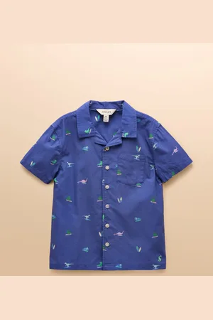 Joules Sonny Short Sleeve Cotton Shirt 134140cm