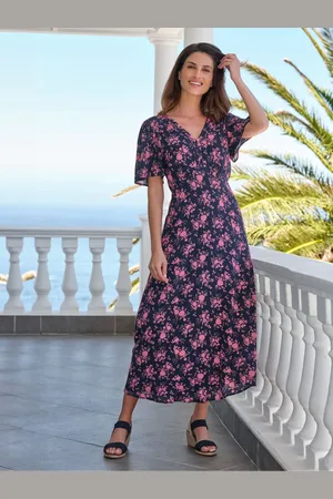 Pure Collection Printed Tie Back Dress AU 20