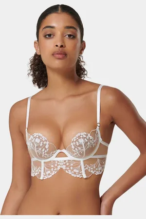 BlueBella Marisa Wired White Bra 38 D
