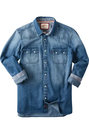 Joe Browns 100% Cotton Loved And Lived In Denim Shirt M
