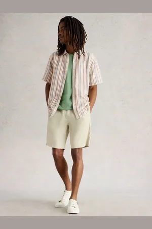White Stuff Keswick Stripe Linen Shirt M