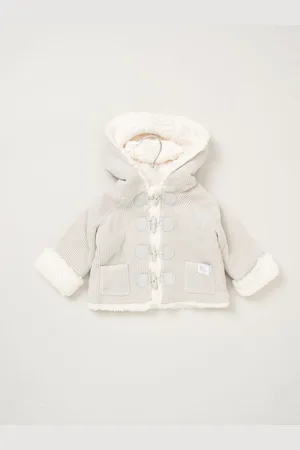 Rock-a-bye Baby Boutique 100% Cotton True Knit Cardigan with Sherpa Lining 3