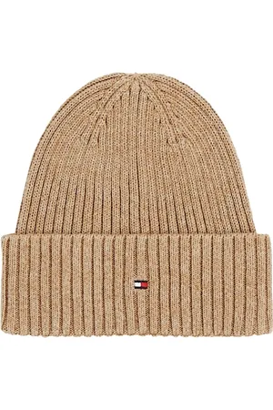 Tommy Hilfiger Natural Cotton Cashmere Beanie One