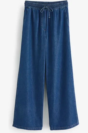 ASPIGA Blue 100% Cotton Juliana Drawstring Trousers S