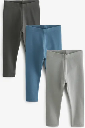 Next Blue/Charcoal Leggings 3 Pack (3mths-7yrs) 5