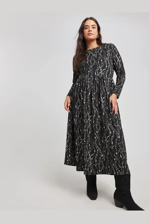 Simply Be Supersoft Boat Neck Midi Dress AU 10