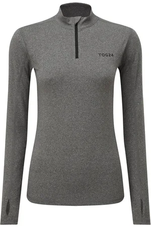 Tog 24 Grey Snowdon Thermal Zip Neck T-Shirt AU 8