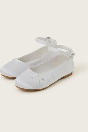 Monsoon Communion Flower Ballet Flats AU 9 (EU 27)