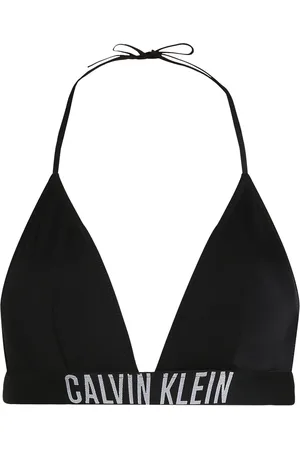Calvin Klein Black Triangle Bikini Top With Removable Pads M