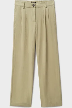 J.Crew Company Natural Linen Blend Wide Leg Trousers AU 18