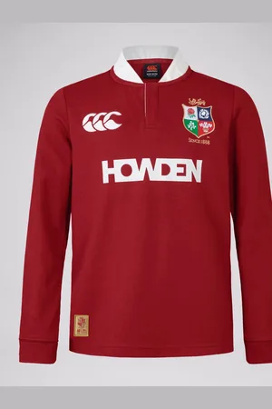 Canterbury Red British & Irish Lions Rugby Classic Long Sleeve Jersey 14 Years (164cm)