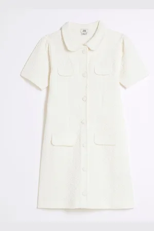 River Island Girls Jacquard Daisy Dress 9