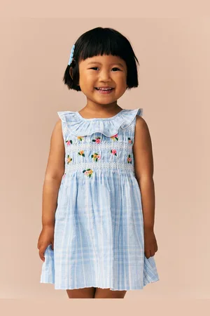 Next Embroidered Shirred Collar Summer Dress (3mths-8yrs) 2