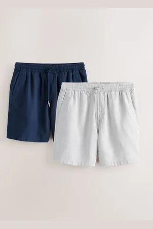 Next Cotton Linen Dock Shorts 2 Pack 3XL