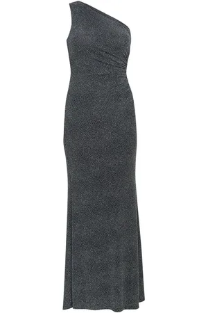 Gina Bacconi Kasey Metallic Knit Dress AU 12