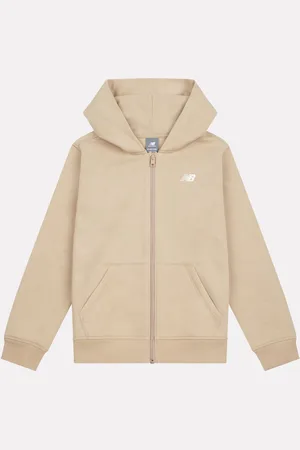 New Balance Orange Boys Brush Back Small Logo Zip Hoodie 8