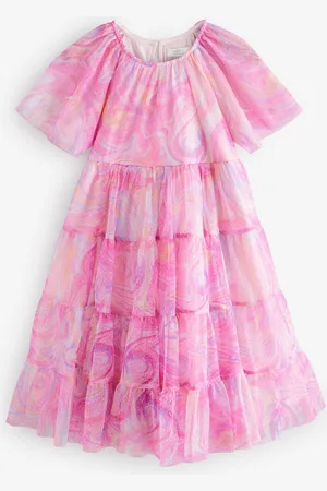 Next Mesh Party Dress (3-16yrs) 9 Years (134cm)