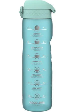 Ion8 Sonic Blue 1000ml Recyclon Motivator Free Water Bottle One