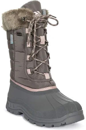 Trespass Female Grey Stavra II Snow Boots AU 7.5 (EU 39)