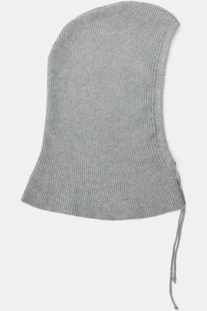 Hush Puppies Grey Knitted Balaclava Hood One