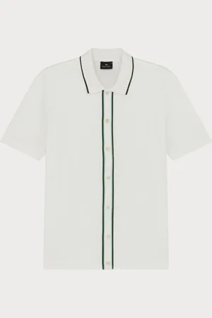 Paul Smith Contrast Button Down Polo Shirt M
