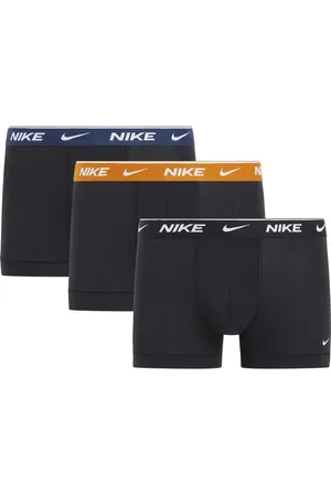 Nike Black/Orange Black/Orange Everyday Cotton Stretch Boxers 3 Pack M