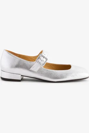 PENELOPE CHILVERS Low Mary Jane Leather Shoes AU 10 (EU 41)
