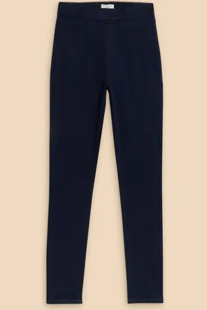 White Stuff Blue Janey Jeggings AU 8 L