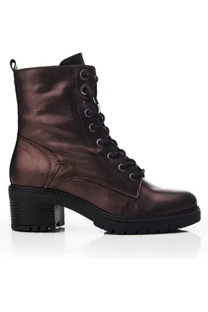 Moda In Pelle Bellzie Lace Up Leather Ankle Boots AU 7 (EU 38)