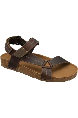 Dunlop Brown Mens Leather Sandals uk11eu45