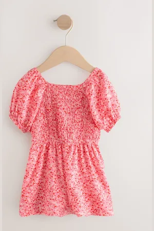 Next Pink Ditsy Shirred Playsuit (3mths-8yrs) 3