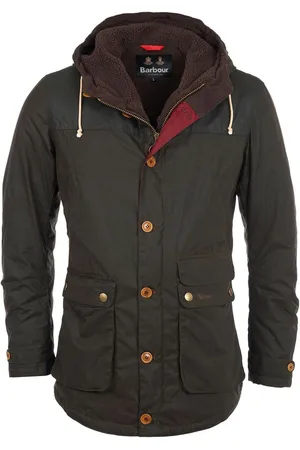 Barbour Olive Green Game Parka Jacket M