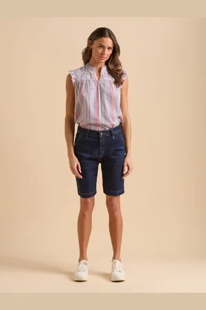 Brakeburn Wide Leg Denim Shorts AU 14