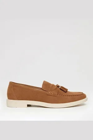 Threadbare Faux Suede Tassel Loafers uk8eu42