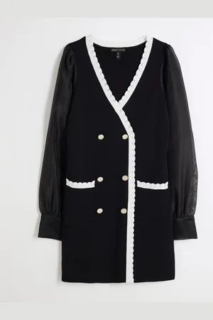 River Island Button Waistcoat Mini Dress AU 6